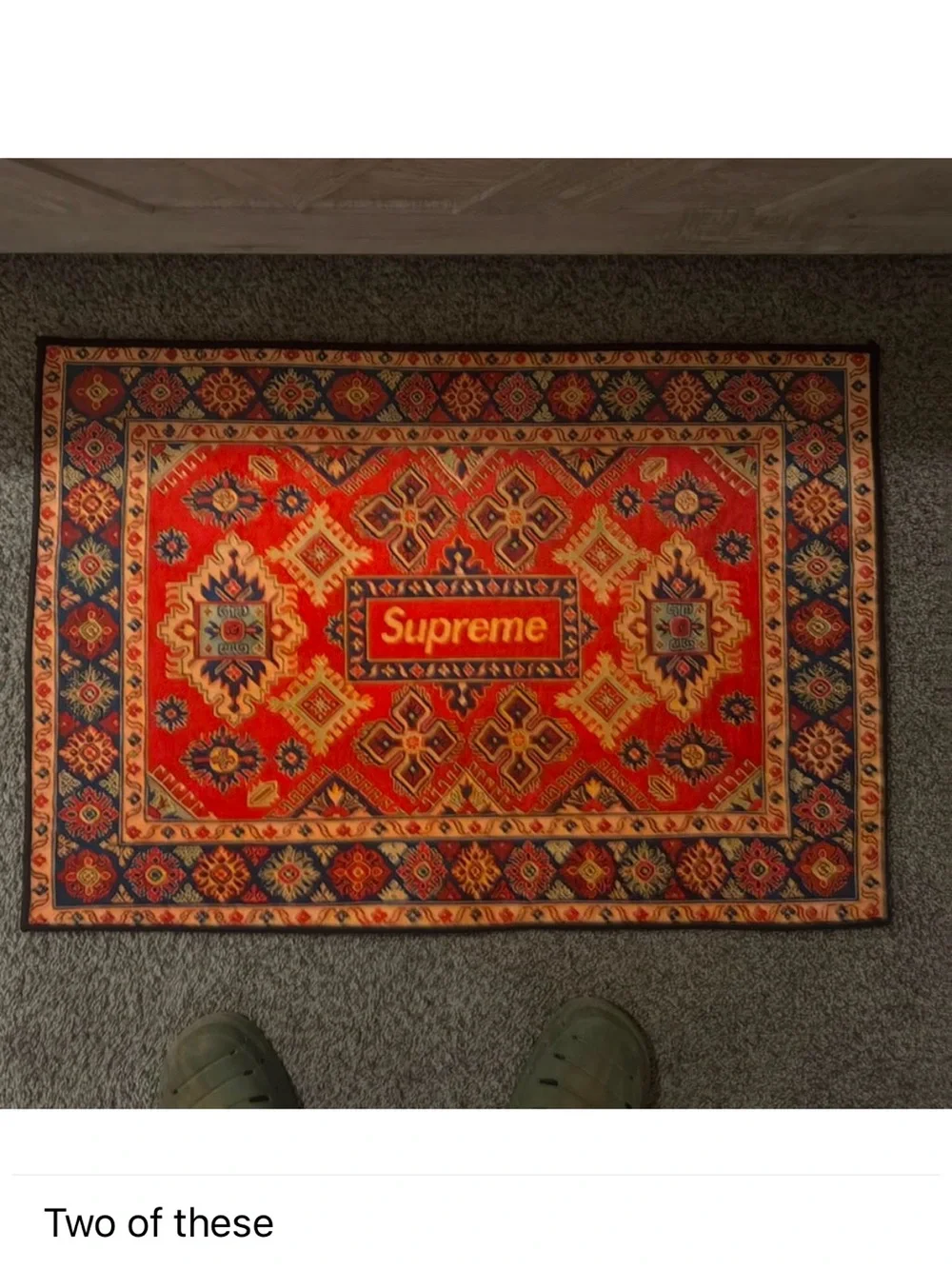 Supreme Red and Gold Ornate Wall Tapestry 6090cm
